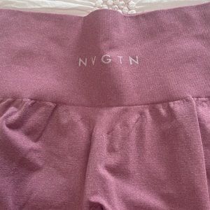 NVGTN pastel pink leggings 9/10 condition small